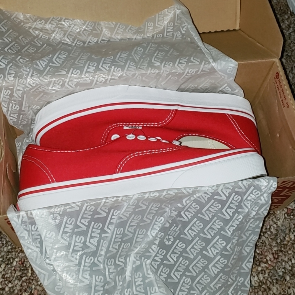 FINAL SALE NIB Red Vans